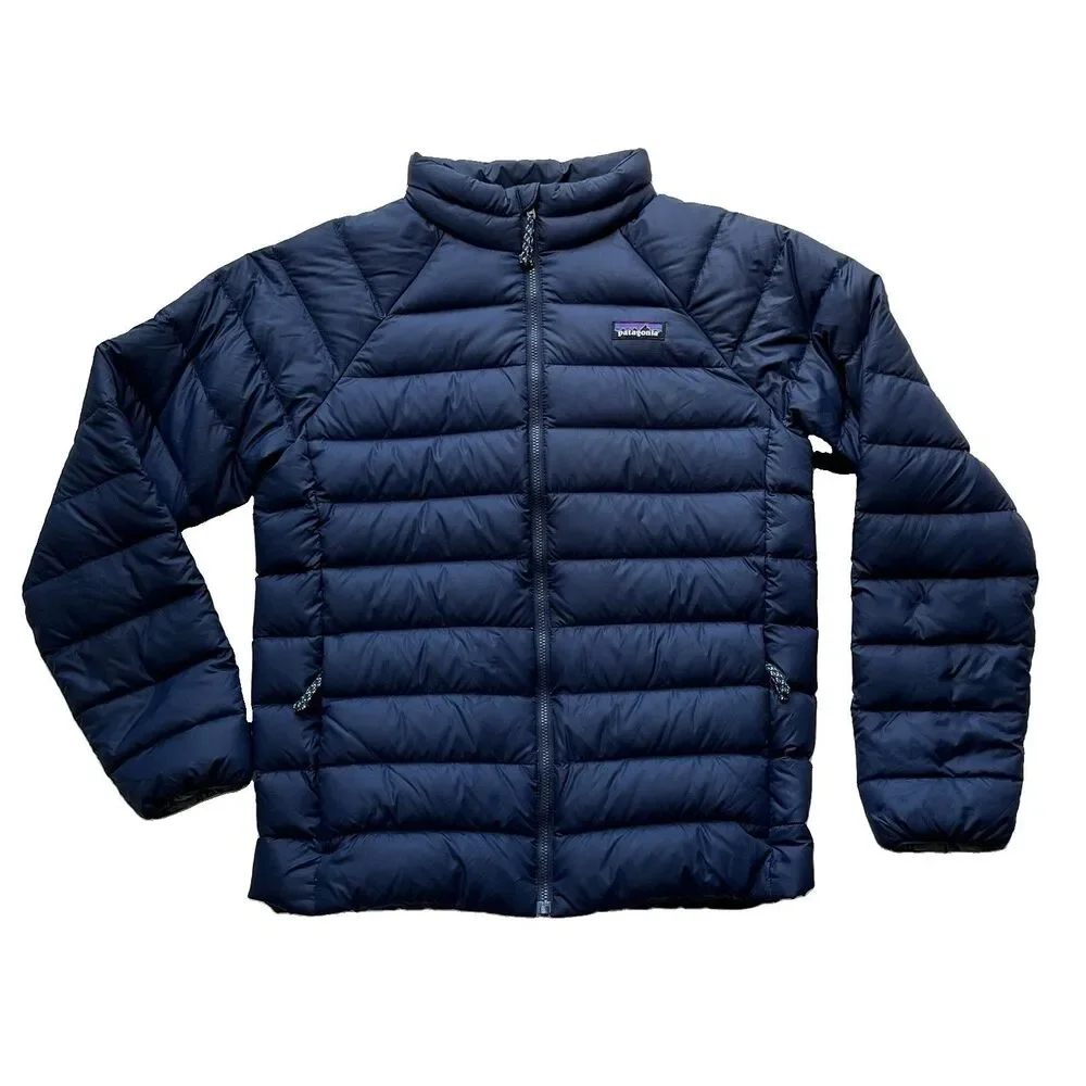Patagonia Down Sweater Jacket Kids Size XL 14 Insulated Lined Puffer Duck Down